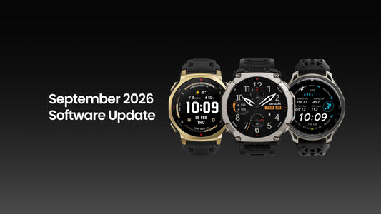 New Amazfit Software Update: Expanded Coordinate Support, Personalized Display Options, Smarter Cycle Tracking, and More Refined Workouts