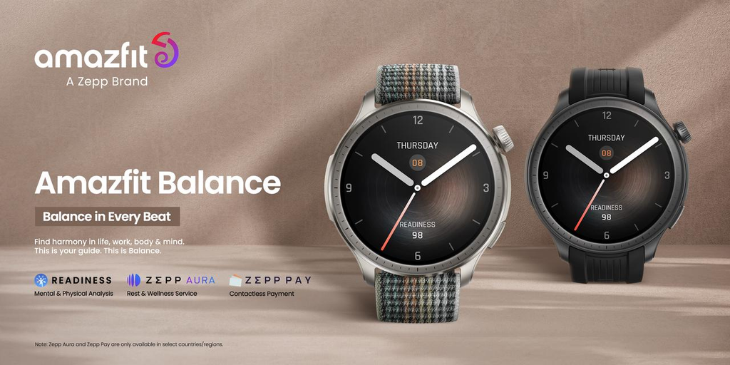 Zepp Health Launches Amazfit Balance with AI empowered Features for th Amazfit eu