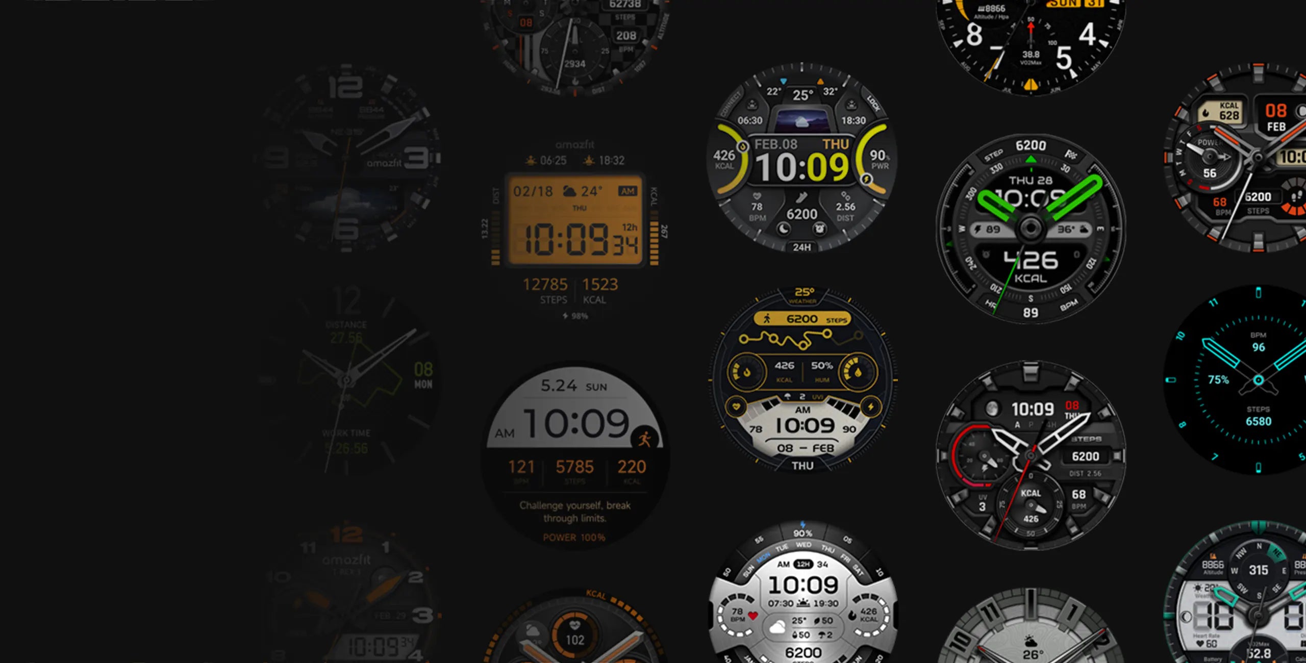 64 Над 400 циферблата за Amazfit T-Rex 3