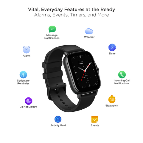 Amazfit online watch features