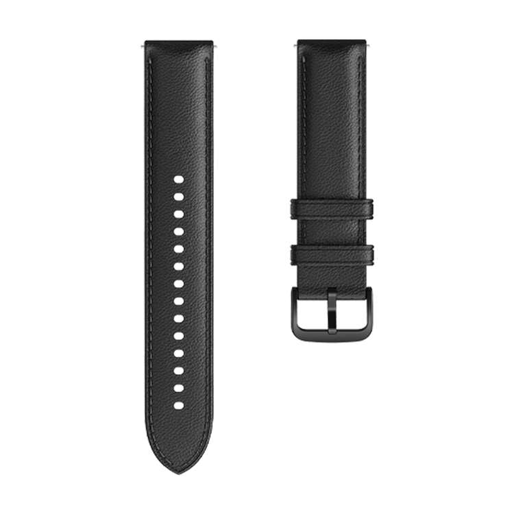 Watch Band For Amazfit Stratos 3 Pace, 22mm Punk Genuine Leather Rivet  Strap